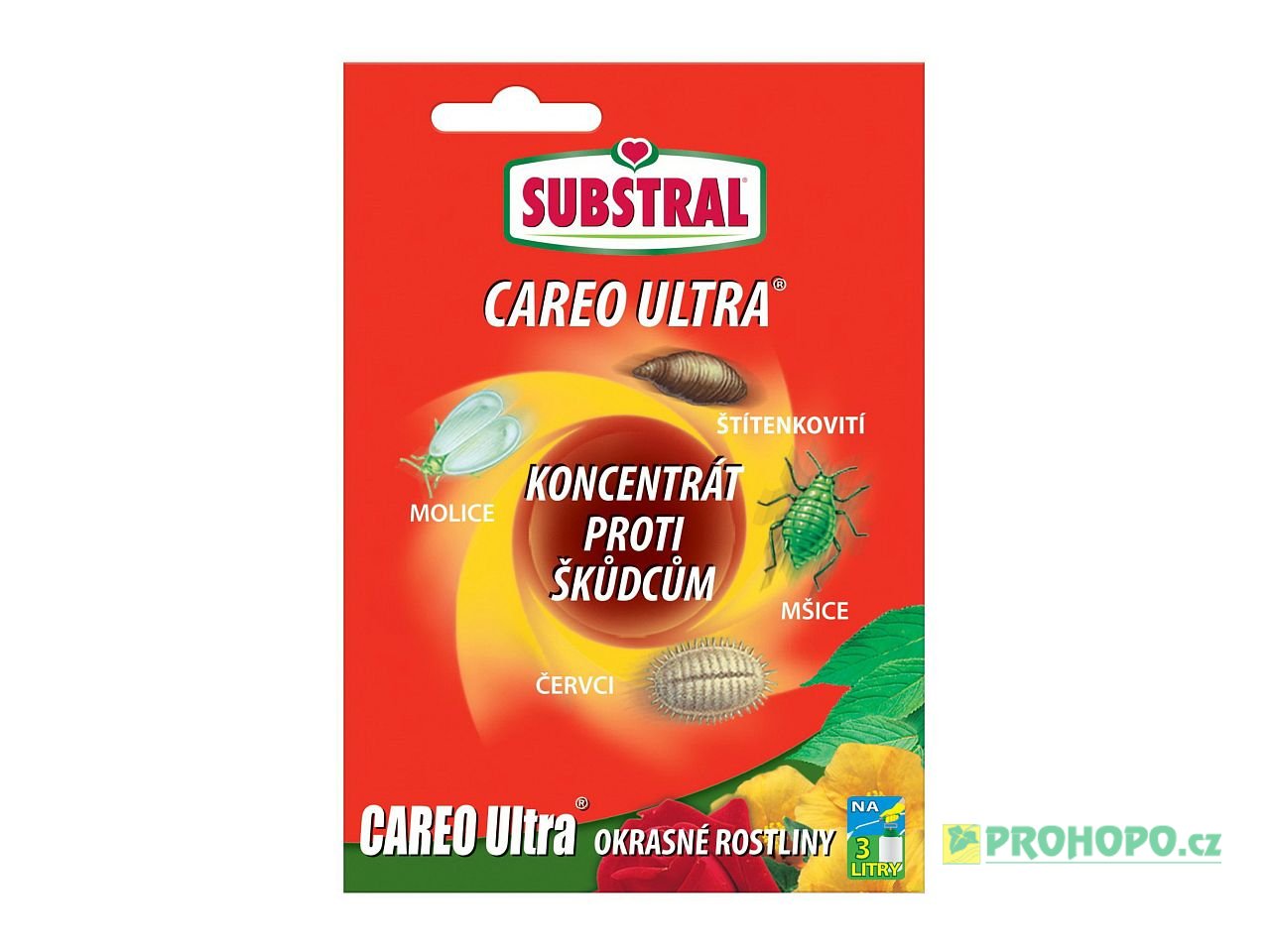 SUBSTRAL Careo Ultra 30ml - proti mandelince a savým škůdcům na okrasných rostlinách a salátu