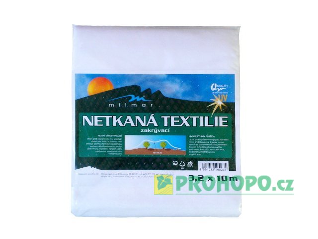 Textilie netkaná bílá 3,2x10m (17g/m2)