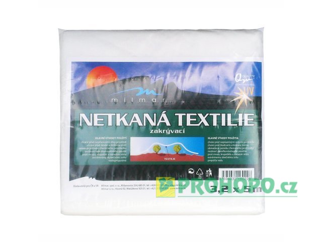 Textilie netkaná bílá 3,2x5m (17g/m2)