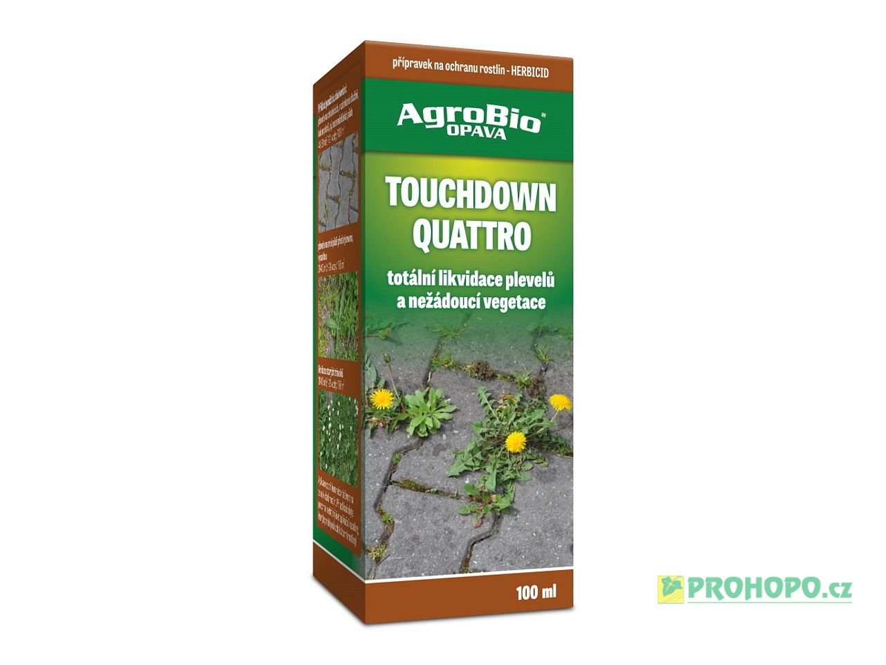 Touchdown Quattro 100ml - k hubení veškeré nežádoucí vegetace
