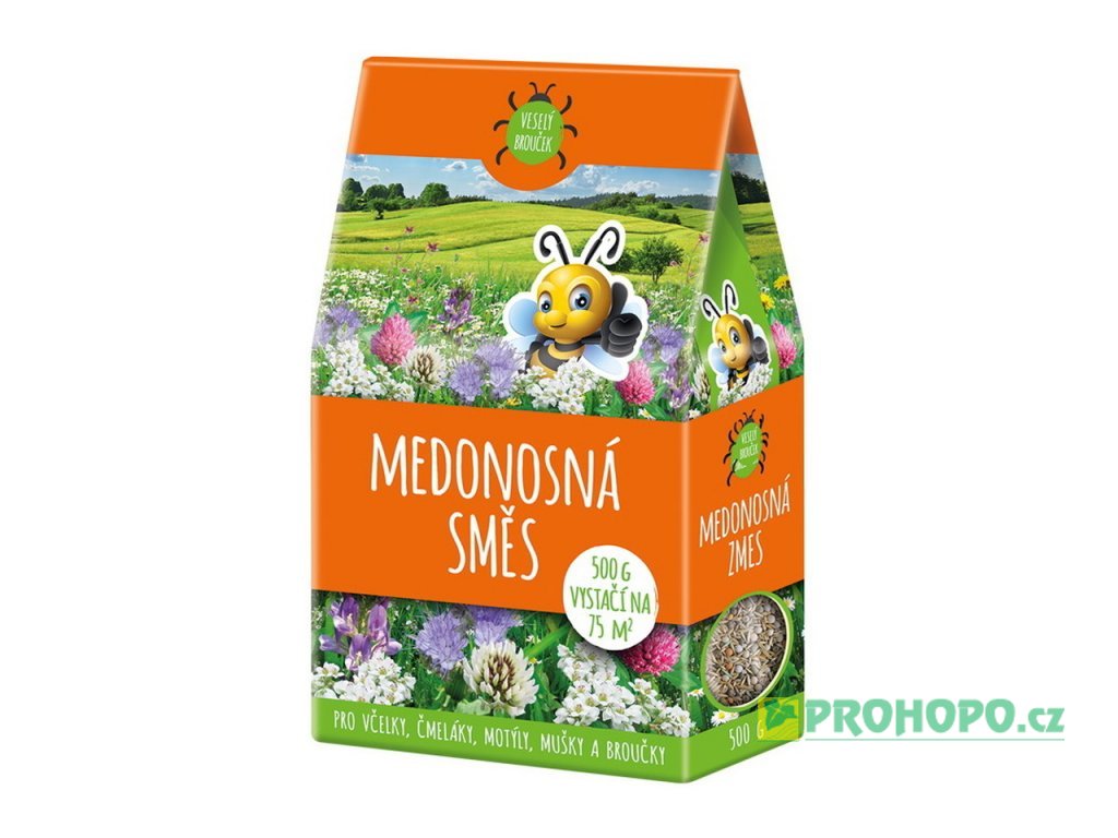 Travobylinná směs Medonosná louka 500g - směs pro včelky, čmeláky, motýly, mušky a broučky