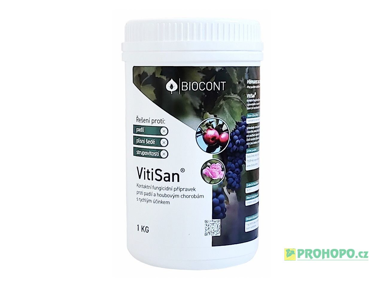 VitiSan 1kg - fungicidní přípravek proti houbovým chorobám s rychlým účinkem