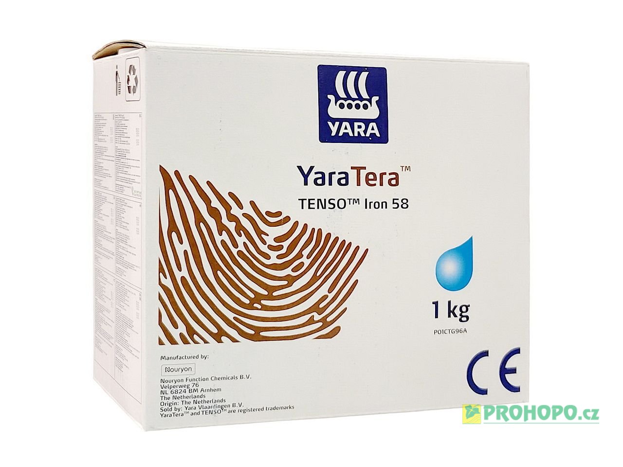 YaraTera TENSO Iron 58 1kg - pro prevenci a odstranění chloróz z nedostatku železa