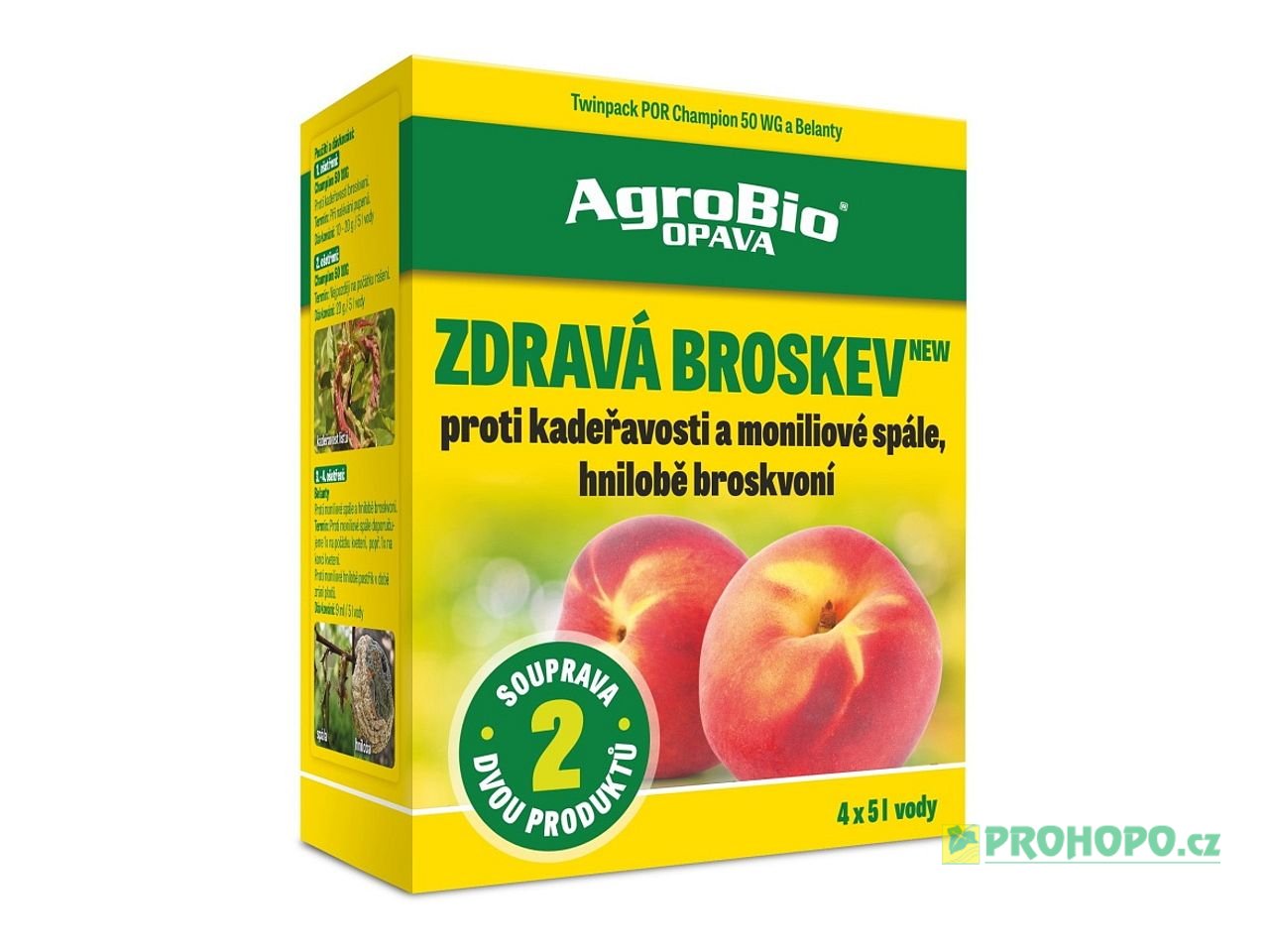 Zdravá broskev New - proti kadeřavosti, moniliové spále a hnilobě broskvoní