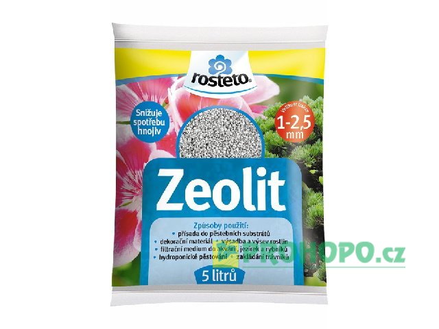 Zeolit  5l (1-2,5mm) - přírodní "dezinfekce" a účinná regulace hospodaření se živinami v půdě