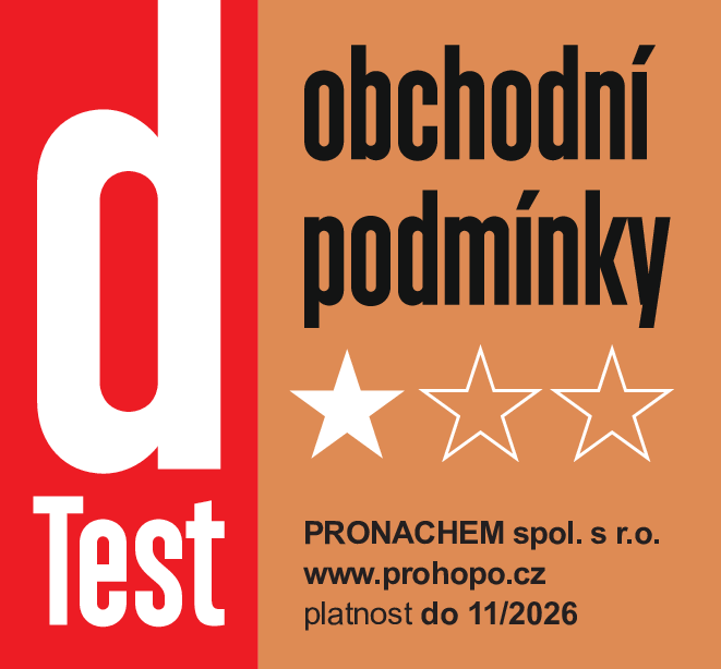 Obchodní podmínky dTest Prohopo