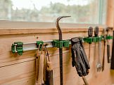 Toolflex One Háček P01H-6 zelený do lišty - pro přehledné a bezpečné pověšení nářadí